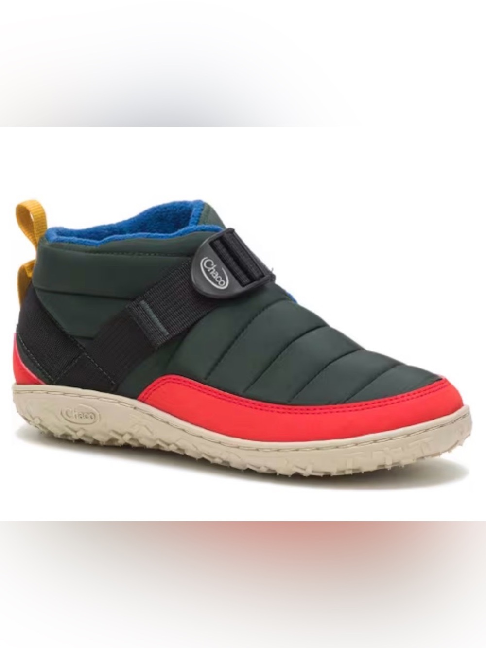 CHACO Women's Ramble Puff Linear Hiking Slipper Boots in Forest Green Size 9.5